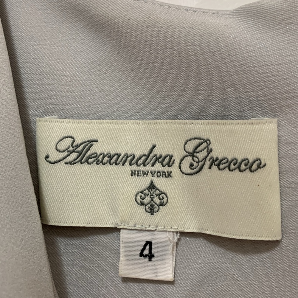 Alexandra Grecco silver size 4 cocktaill dress - Picture 2 of 7